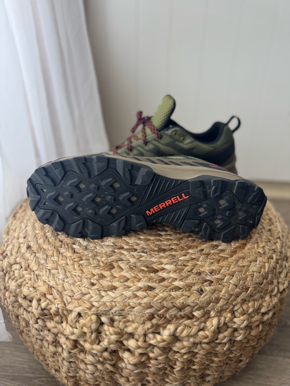Merrell Men's Green Speed Eco Hiking Shoes Sz 14 - Picture 4 of 5